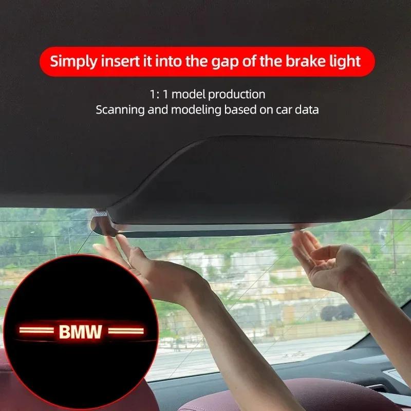 LJEEG1 Car Sticker Hot 2026 2026 Hot For BMW Car Brake Tail Light Logo Acrylic Projection Board Top Auto Emblem For BMW X1 X2 X3 X5 X4