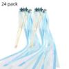 24 Pack with Bells Fairy Wands Lace Ribbon Pentagram Fairy Wand Cute Ribbon Wands  Wedding