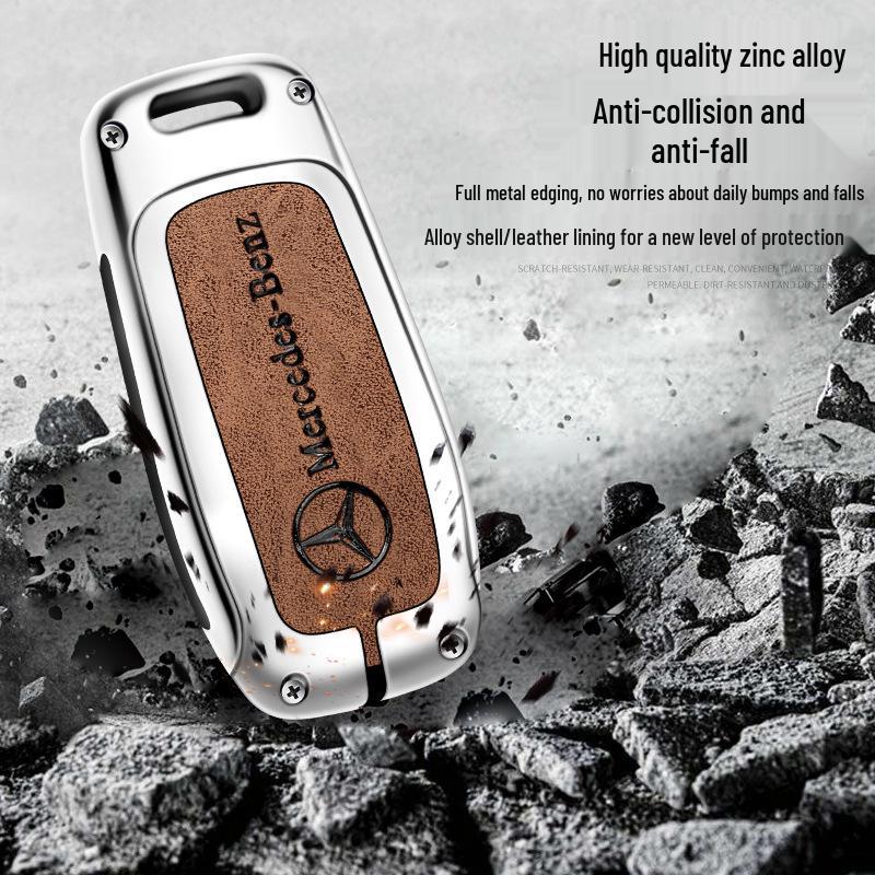 Mercedes Key Case for E300L, New C-Class, 260L, GLC, A200L, GLA, GLB Models