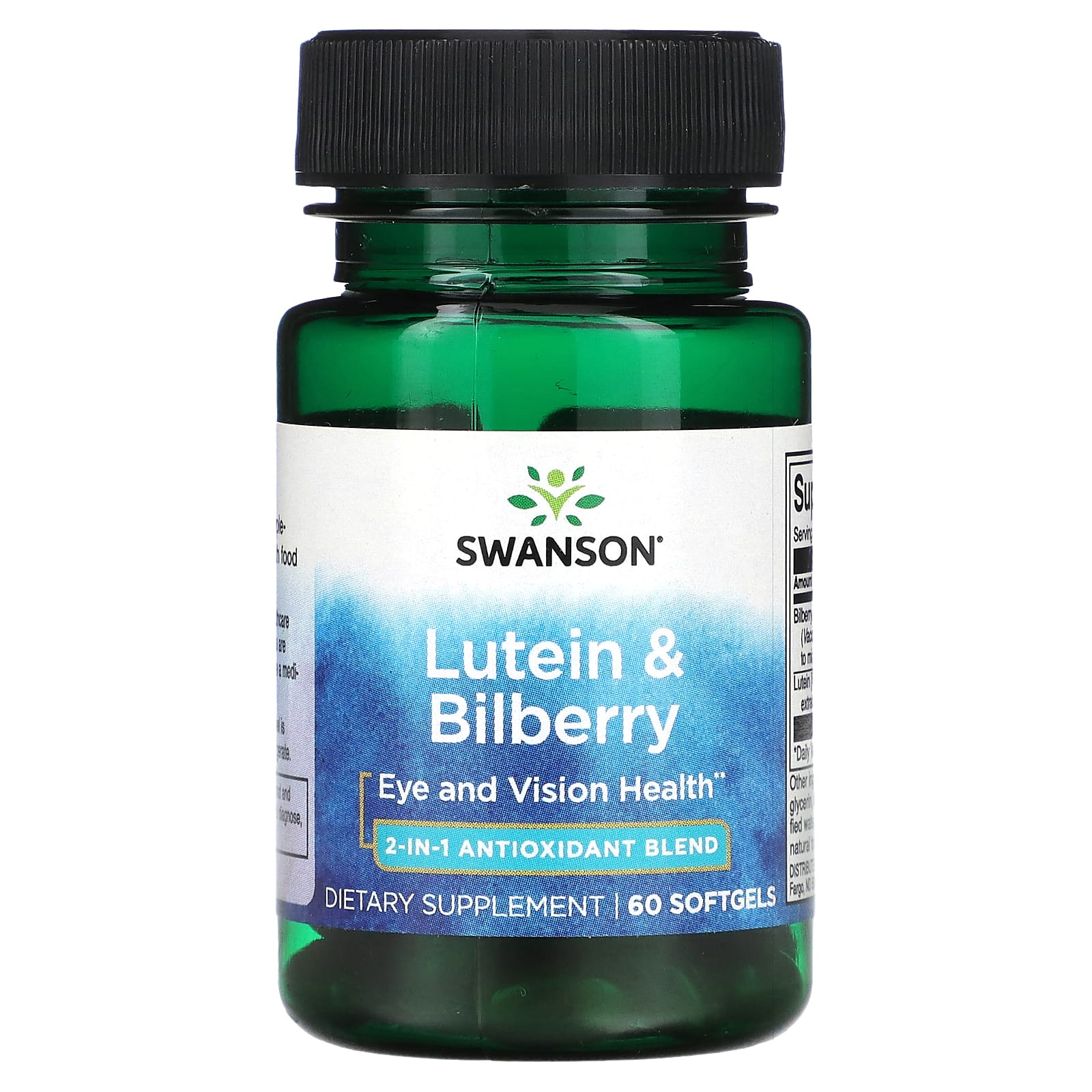 

Swanson, Lutein & Bilberry, 60 softgels