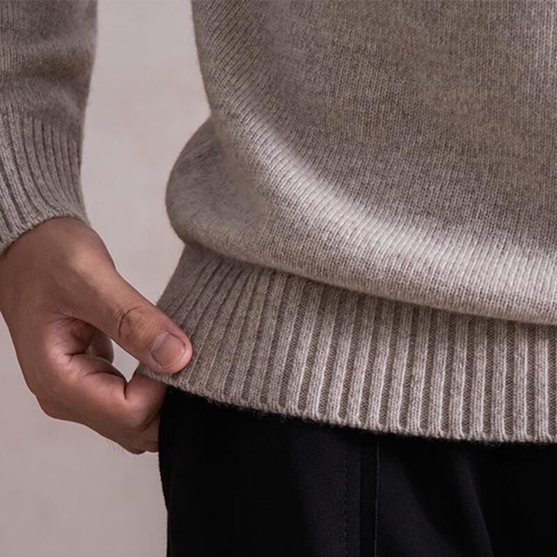 Men's 100% Pure Wool Thickened Turtleneck Sweater