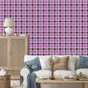 Purple Checkered Wallpaper Purple, Light Gray and Gray 50x1000