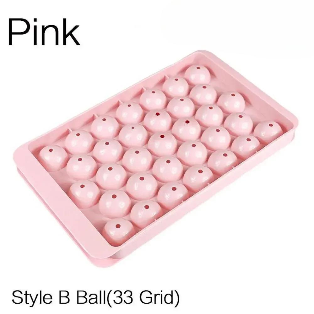 

18/33 Круглый Шарик Отделение для льда ПП Формы для кубиков льда Замороженные шарики для виски Лотки для мороженого Коробки Подарки Изготовление Кухонных Принадлежностей