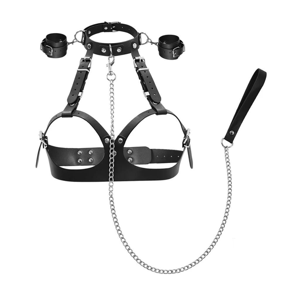 Bondage Kit for Couples – Pussy Handcuffs, Slave Harness & Erotic Obedience Games (Turn-On Sex Toys & Straps)