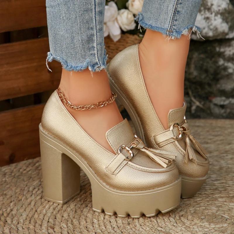 High Heels Women Mary Jane Shoes Retro Bows Elegant Chunky Heel Women Wedding Shoes Fashion White Round Toe Platform Sandals