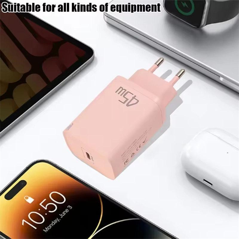 Încărcător Rapid Type-C Încărcătoare Colorate pentru Telefon Mobil Mufă de Încărcare USB C Adaptor Universal UE UK Pentru iPhone Samsung Huawei OPPO