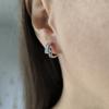 Silver Earrings with Cubic Zirkonia (2184249)