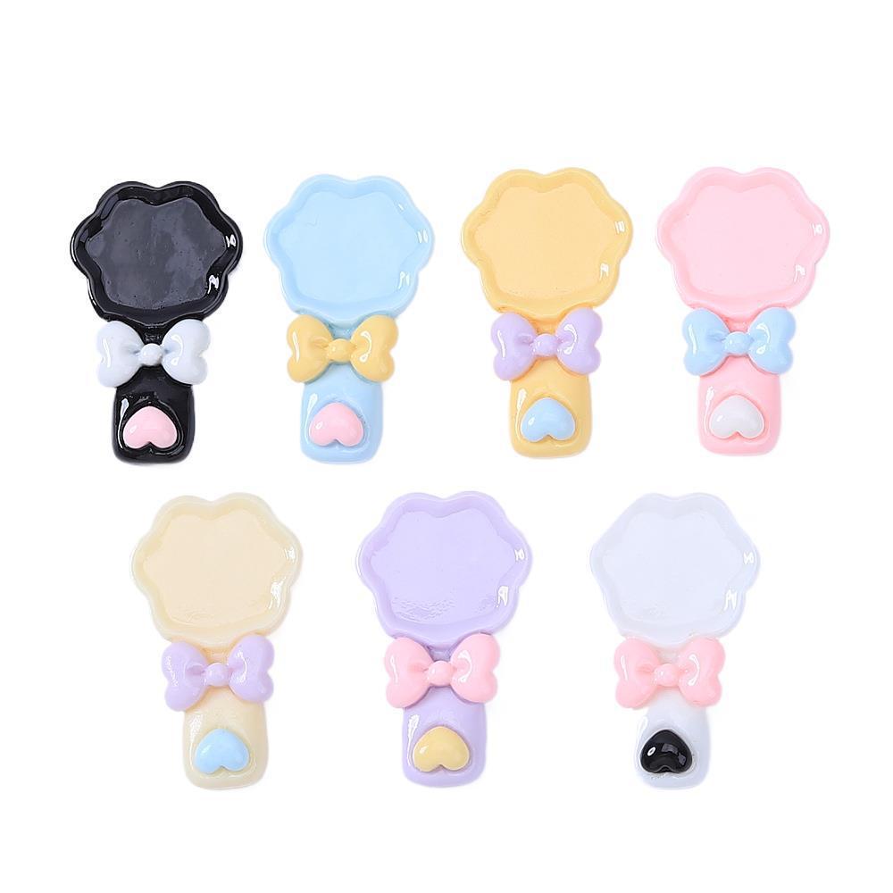 Handmade Cartoon Flower Spoon Candy Toy DIY Cream Resin Accessories for Jewelry Making