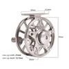 Aluminium Fly Fishing Reel 40# 50# 60# Left/Right Hand Interchangeable CNC Machine Fly Ice Fishing Wheel for Winter Fisherman 260319
