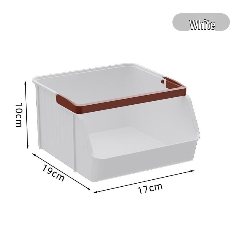 ZISIZ Stackable Portable Storage Baskets