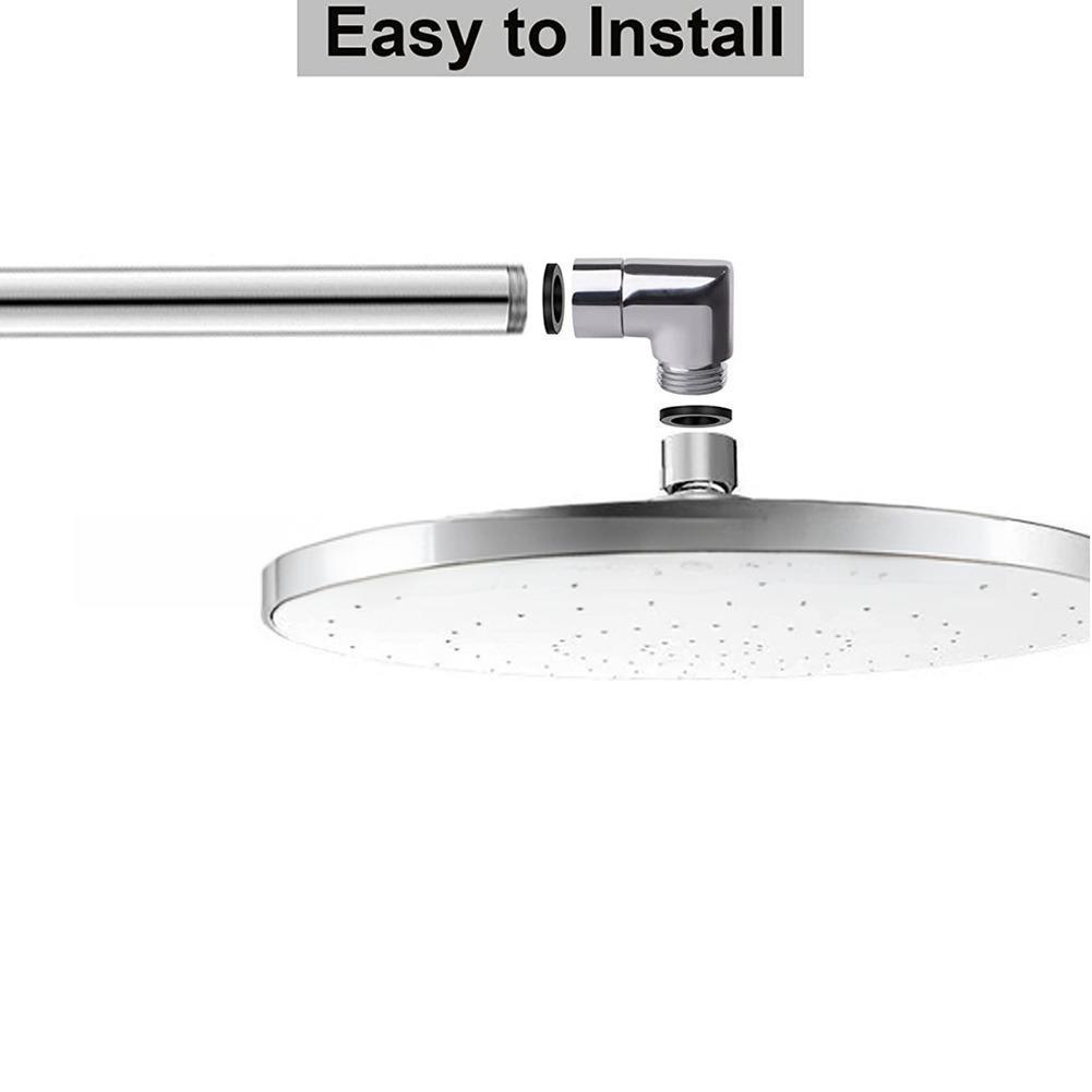 Adaptor pentru furtun de duș Cot de duș Adaptor pentru unghi pentru cap de duș la 90 de grade