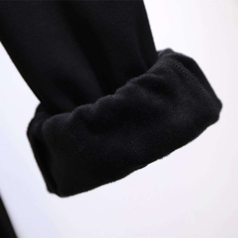Women's Plus Size Plus Fleece Thick Sweatshirt Casual Pants New Autumn Suit