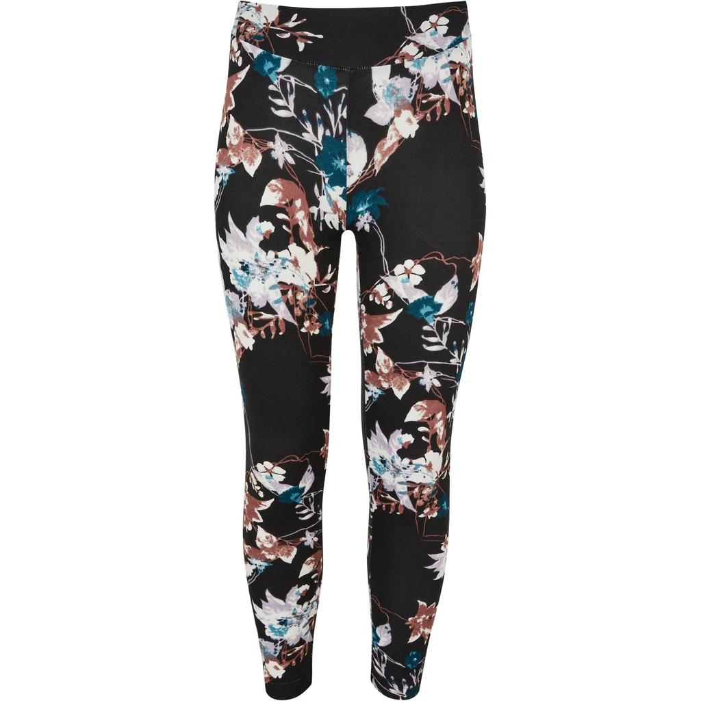 Urban Classics Girls Soft Flower All-Over Print Leggings