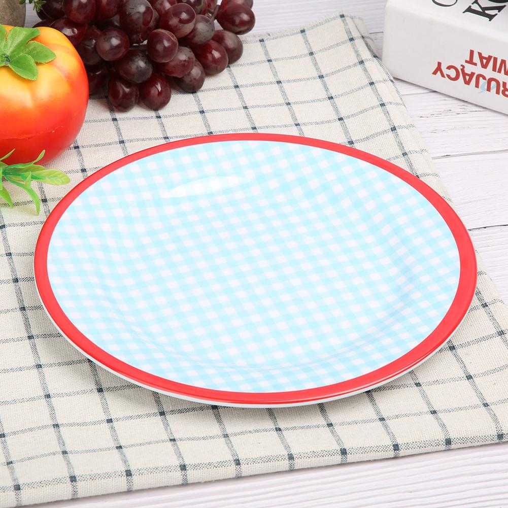 Farfurie 22cm Formă Rotundă Farfurie de Cină Vas Veselă Instrument de Bucătărie pentru Acasă Restaurant Hotel