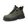 Hard-soled anti-piercing labor boots Martin boots British American retro outdoor mountaineering high-top dad shoes