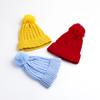 Cute Winter Custom Kids Beanie Hat High Quality Fashion Promotional Custom Embroidery Knitted Hat Solid Color Beanie Hat Style 4