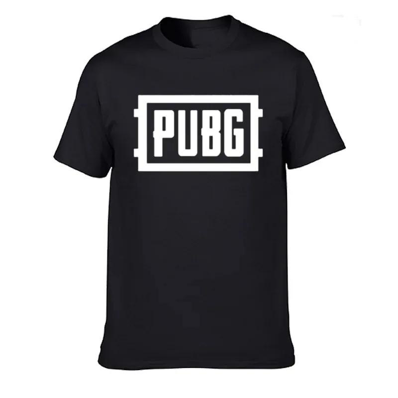 Trička Krátký Rukáv Kulatý Výstřih Nové Tričko pro Muže Fanoušci Her Dárek Přítel Dárek Tištěné Bavlna PUBG Bavlna Volné TRIČKA Topy
