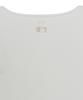 Emelbi Women'S Basic Lace Square Neck Slim Semi-Crop Short Sleeve T-Shirt Ny (White)