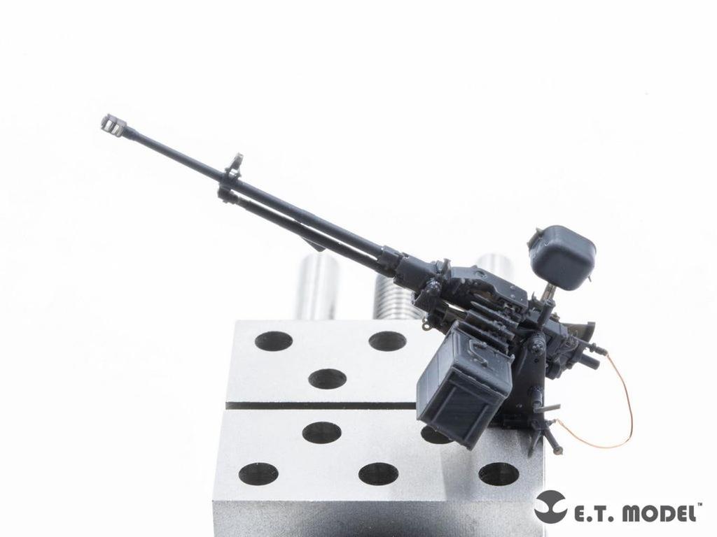 ET Model Scale Modern Chinese PLA Heavy Machine Gun Plastic Model Kit Parts 1/35 12.7mm QJC-88 P35-367 (Military Vehicle)