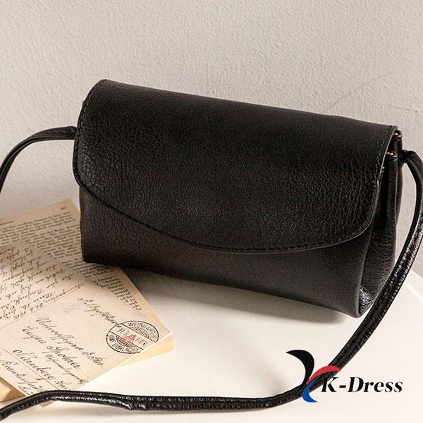 Vintage kožená tříkomorová crossbody kabelka (2 barvy)