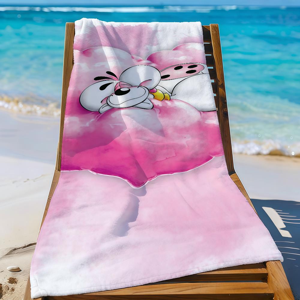 Cartoon Diddl Rat Mouse Towel Sports Quick Dry Travel Camping Gear Sandproof Soft Light Large Beach Towel