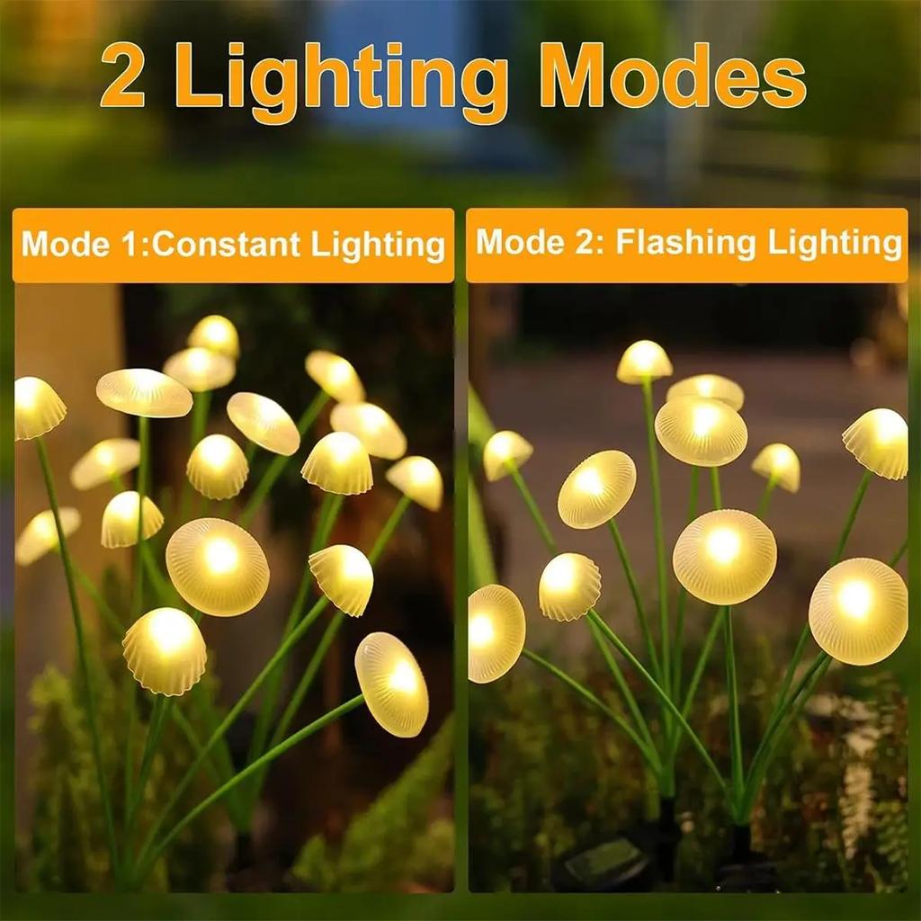 Solární LED Světla Medúzy Houpající se Zahradní Dekor Vodotěsné Venkovní Solární Cestovní Světlo Pro Terasu Balkon Dvůr Květinový Záhon