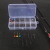 115Pcs Slides Bearing Swivels Triple Swivels Fishing Line Connector Swivels Accessory for Bass Trout Fishing