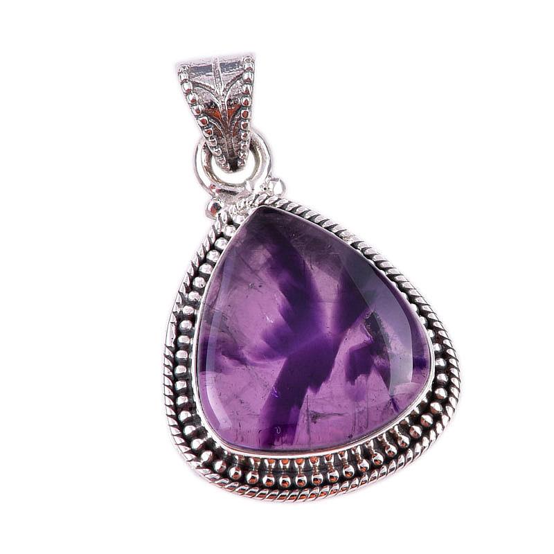 Natural Cacoxenite Gemstone 925 Solid Sterling Silver Jewelry Pendant 1.50" s8B61