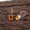 Attractive Citrine Earrings Gemstone Jewelry, 925 Solid Sterling Silver Earrings, Handmade Jewelry Birthstone Earrings, Gift For Love