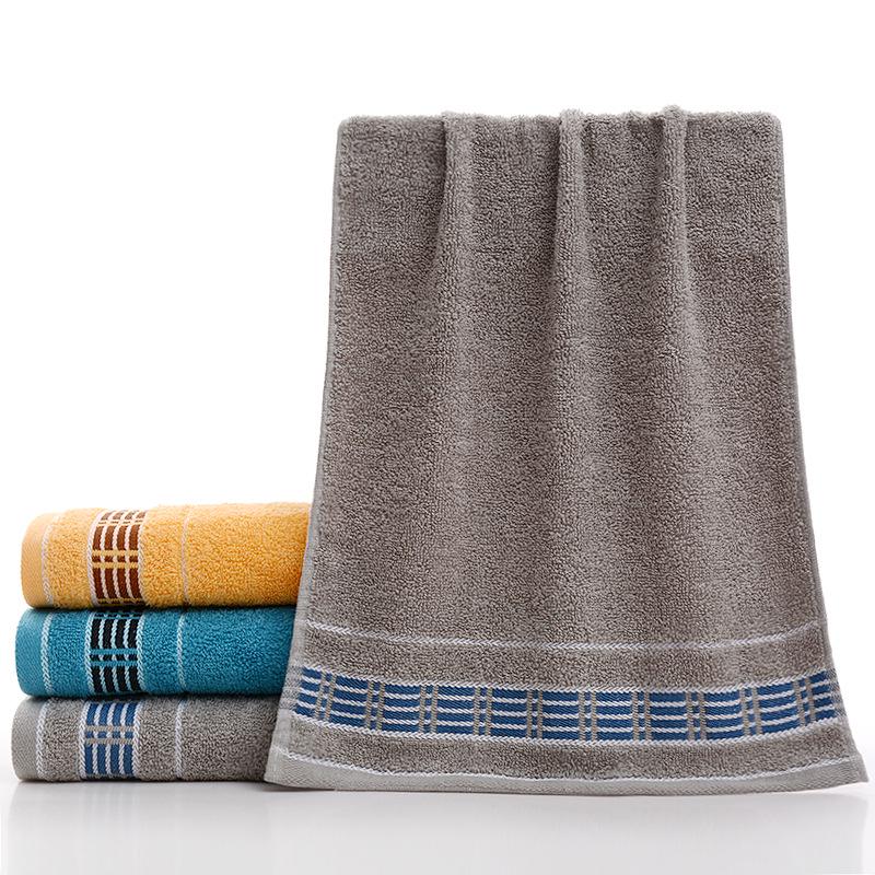 Cotton Gold Thread Face Towel - Wedding Gift & Daily Necessity, Soft & Absorbent