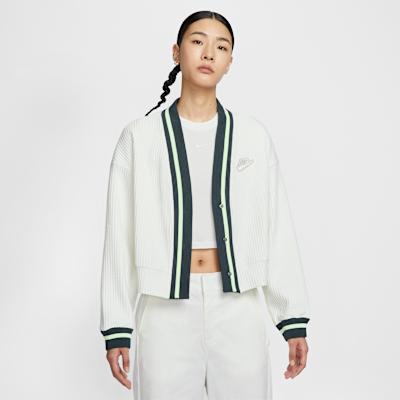 Nike Women's Sportswear Jackets Sail V Neck Moderate Other Cm