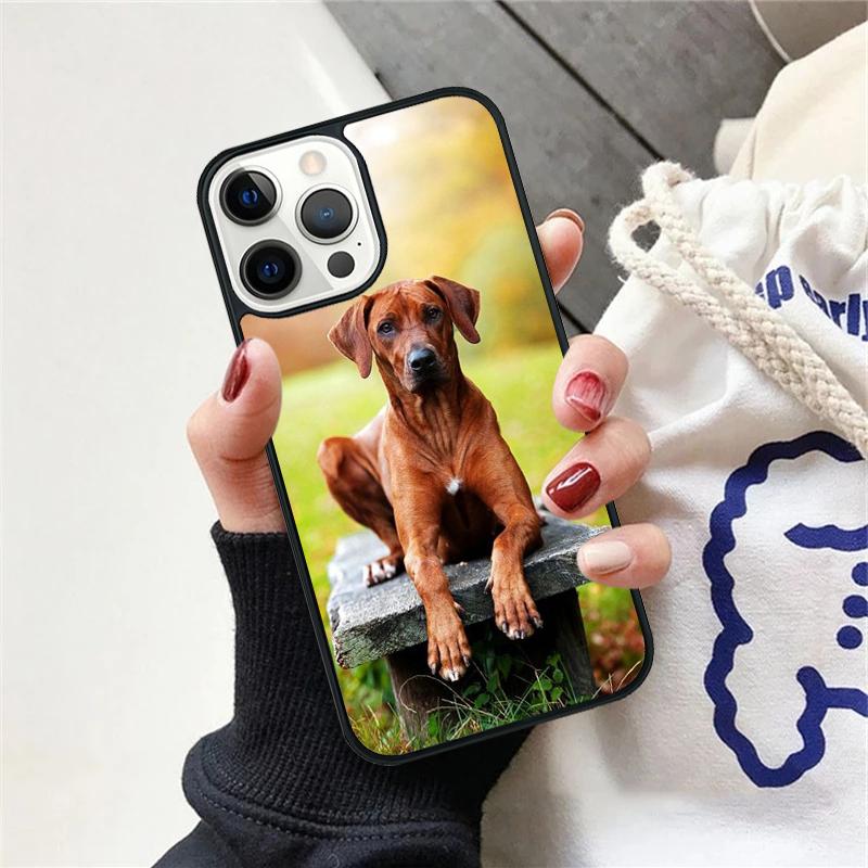 Rhodesian Ridgeback Dog Phone Case For iPhone 17 Air 15 16 Cover 11 13 14 Pro Max 12 Plus Max Fundas