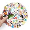 50 Dragon Ball Anime Character Stickers: Waterproof Decor for Suitcases, Phones, Computers, Guitars, and Notebooks.