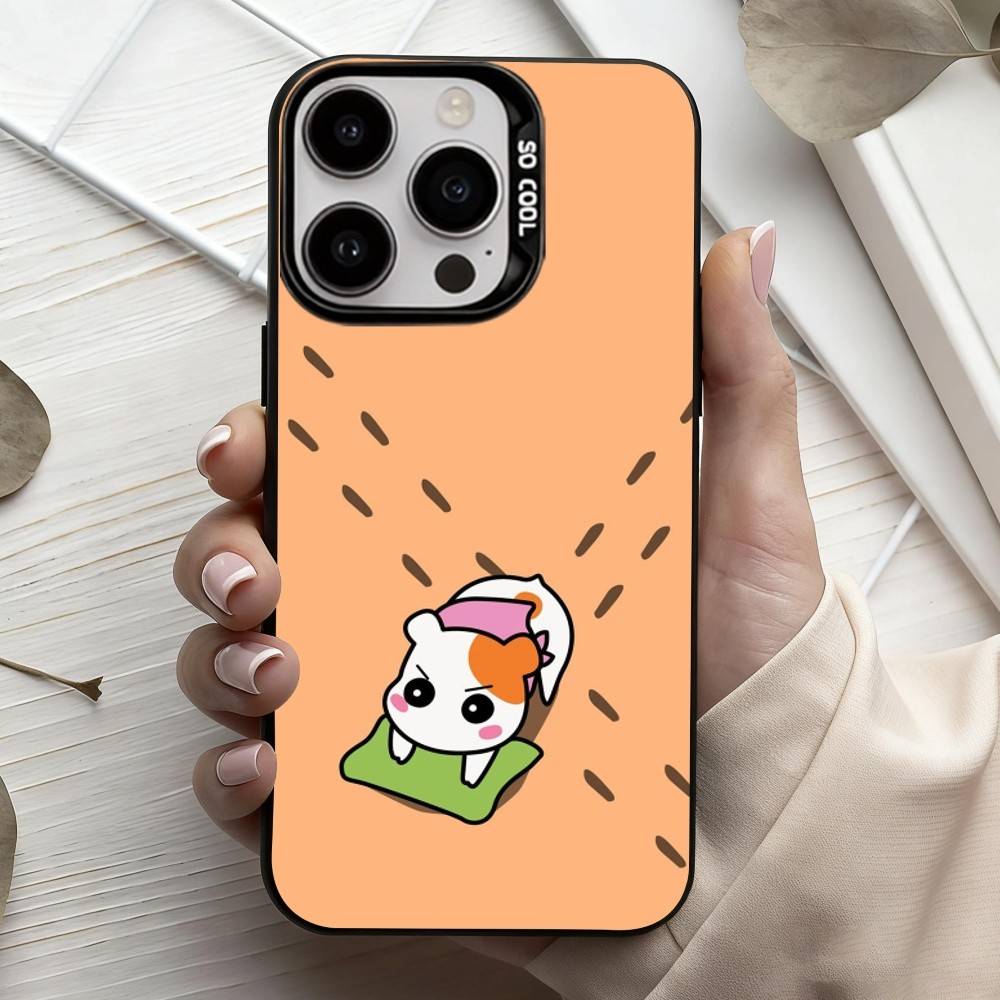 L-Lovely O-Oruchuban E-Ebichu Phone Case For iPhone17,16,15,14,13,12,11 Plus,Pro Max Black Candy silver phone case