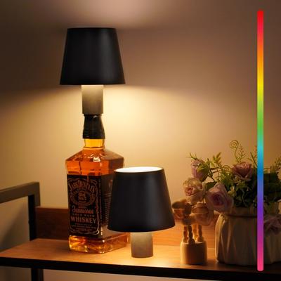 Lampada da scrivania a LED, ricaricabile, touch, per stanza, tre colori, comodino, luce ambientale creativa, studio, ufficio, camera da letto