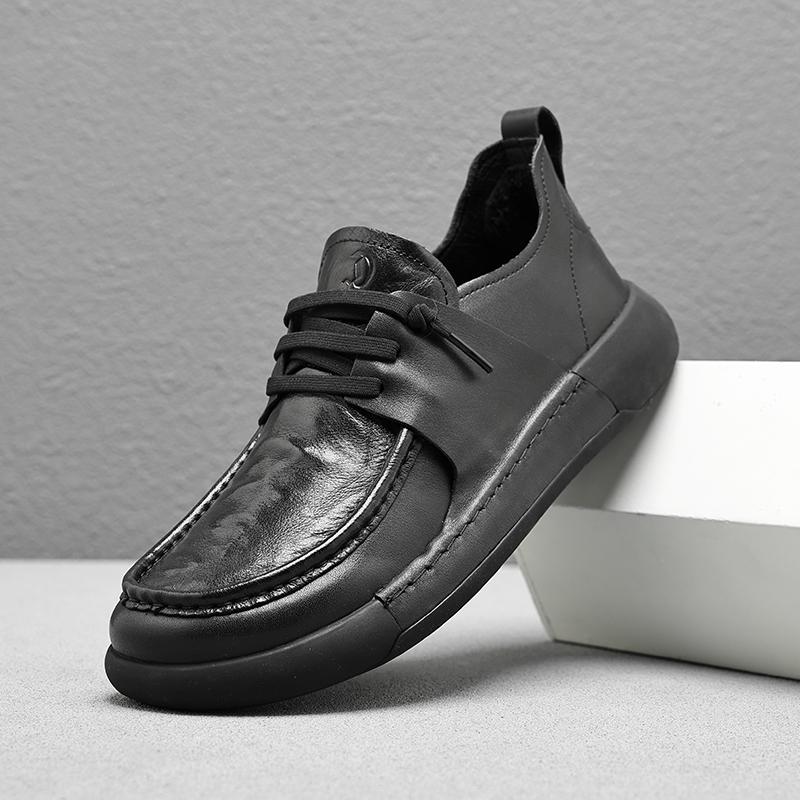 Freizeit Business Herren modische und vielseitige Lederschuhe Rutschfest Sportlich Bequem Party Hochzeit Spazierschuhe