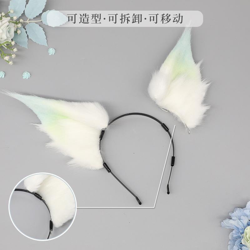 Animation COS props stage periphery railway flying sky general fox beast ears hair accessories KC Internet celebrity live broadcast headgear