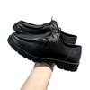 Fashion Business Dress Men's Leather Shoes Luxury Designers Youth Korean Version Of British Black Casual Small Leather Shoes