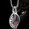 High-quality stainless steel titanium alloy domineering tiger eye stone pendant necklace Men's Fashionable and Unique Charm Accessories