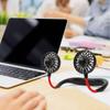 Portable Neck Fan Usb Rechargeable Mini Fan Lightweight Hands-free Design For Hot Days