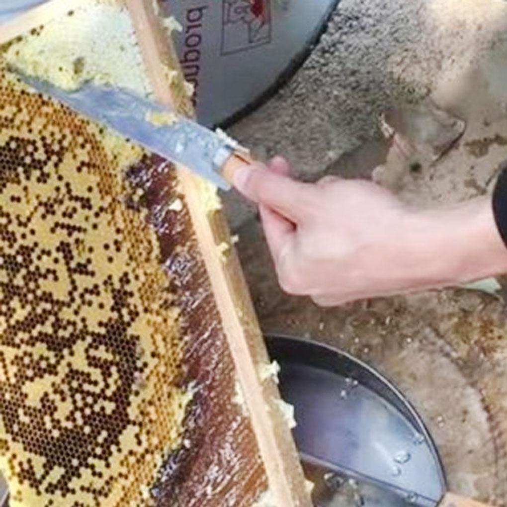 Z-Shape Honey Scraper Stainless Honey Uncapping Tool Beekeeper Long Beehive Cleaning Scraper