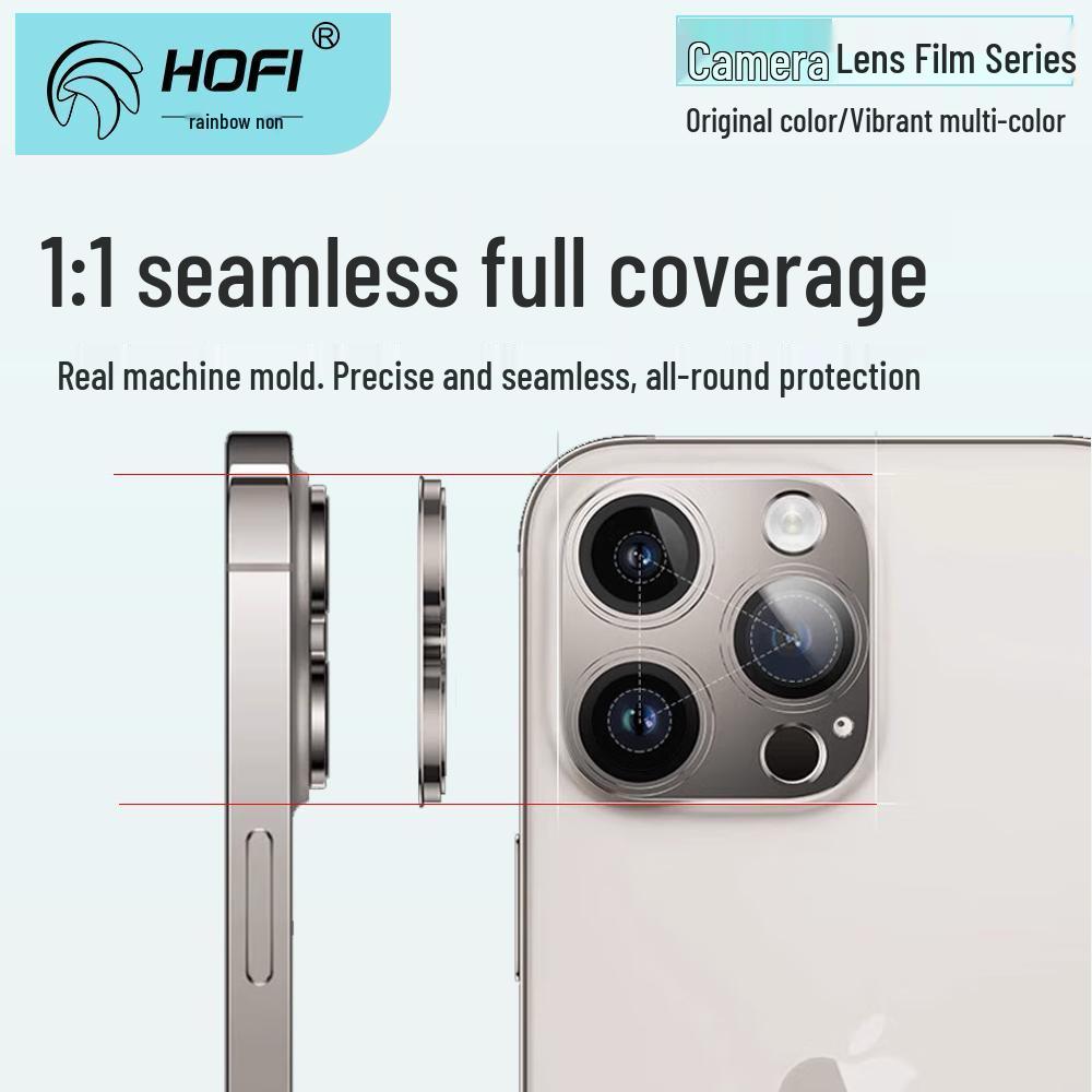 Apple 17 Pro Max Vollständige Abdeckung Panzerglasfolie: Langlebiger, sturzsicherer Handy-Objektivschutz