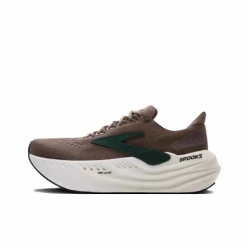 Brooks Lycerin Max Mens Low-Cut Running Shoes Comfortable Breathable Non-Slip Durable Leather Sneakers Daily Sport