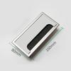 Aluminum Alloy Cable Entry Box with Brush Strip - Desktop Wire Management Cover