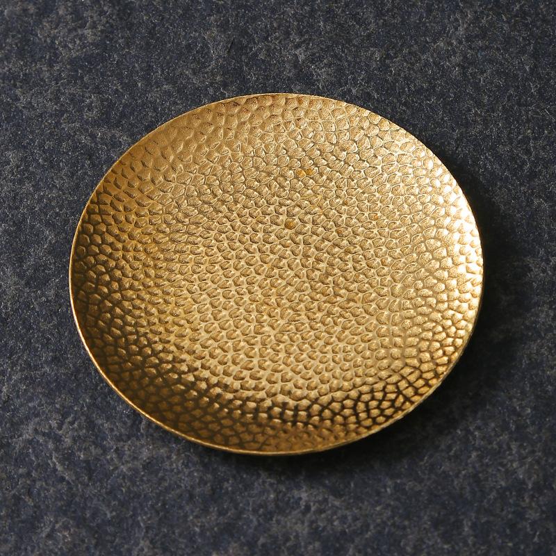 

Японская подставка для чашки чая из чистой меди, подставка для кунг-фу, изоляционный набор для церемоний против ожогов