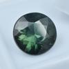 Natural Green Tourmaline Loose Gemstone 6.05 Ct Round Cut October Birthstone for Gem Collections