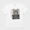 Funny Cute Bad Kitty Cat Graphic T Shirt