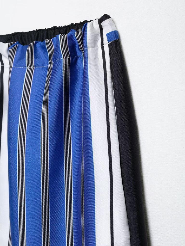 2025 Spring Women's European & American Style Striped Straight-Leg Casual Pants