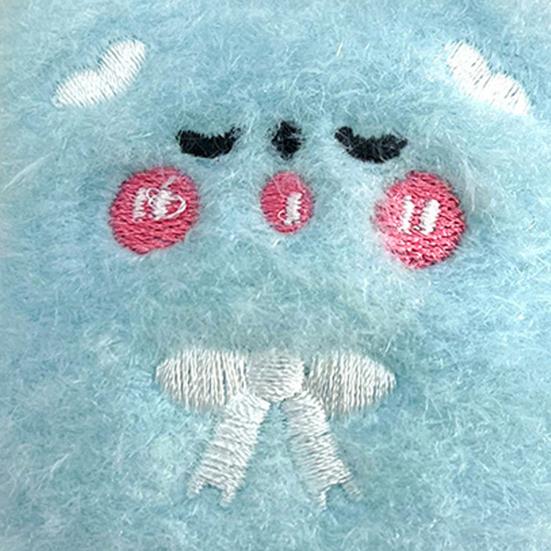 Keychain Soft Plush Star Bear Pendant Cartoon Design Stress Relief Doll Key Holder Backpack Keys Bags Car Decoration