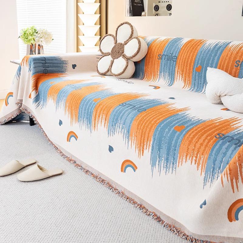 Anti-Scratching Sofa Cover Cloth Four Seasons Universal Full Cover Sofa Cover Chenille Thickened Sofa Cover Blanket